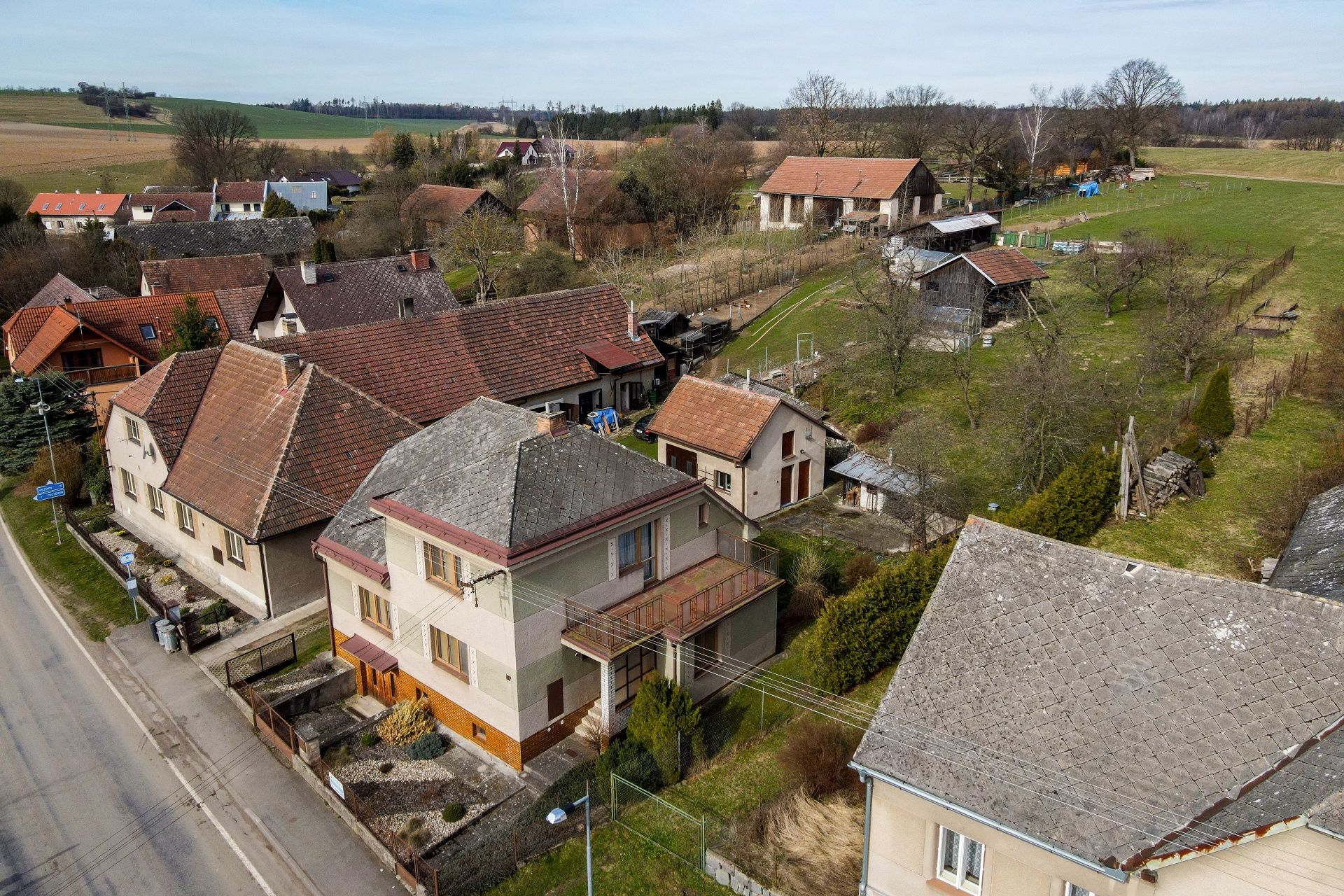 Dům 6+1 ve Vísce u Chotěboře.