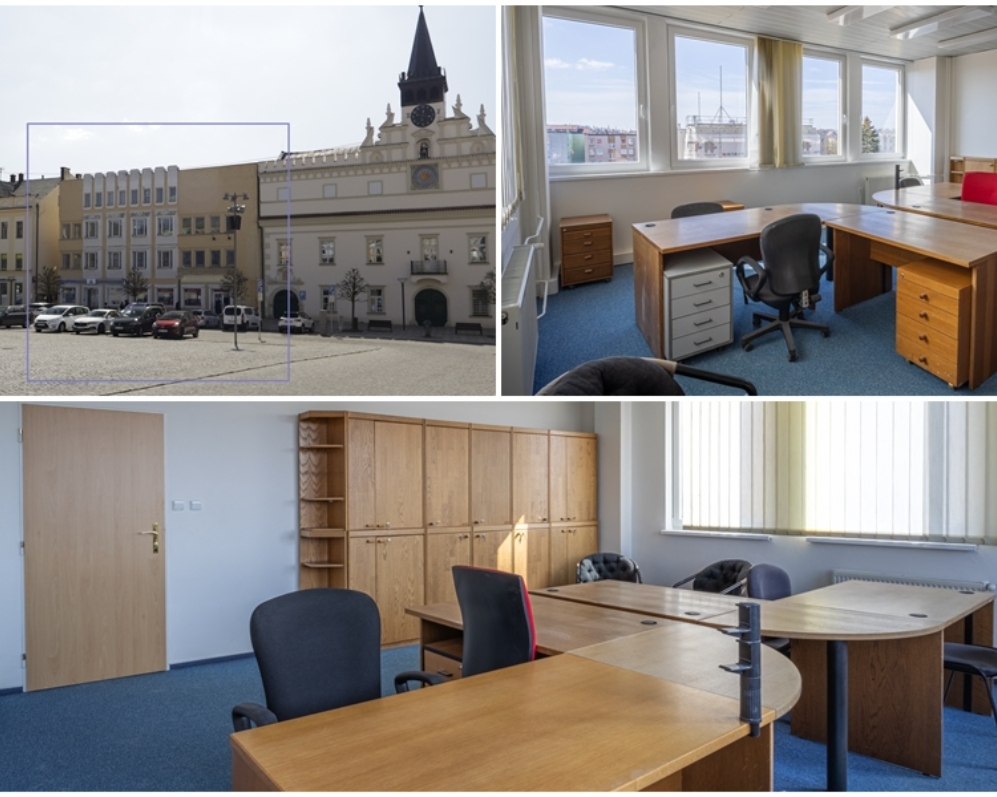 Pronájem vybavené kanceláře, Havlíčkovo náměstí, Havlíčkův Brod